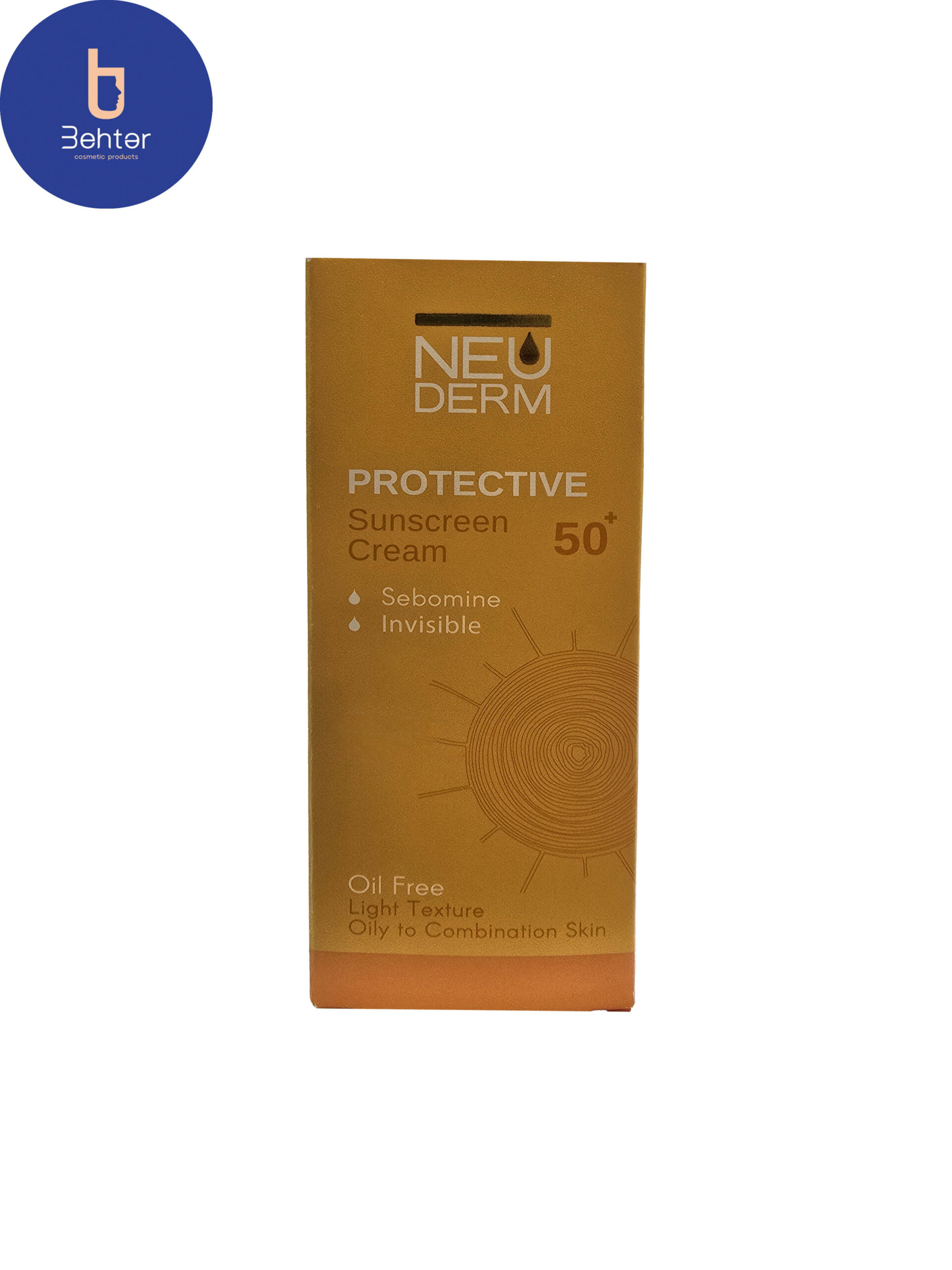 ضدآفتاب فاقد چربی هایلی پروتکتیو SPF50نئودرم (بی رنگ) 50میل Neuderm High Protective Oil-Free Sunscreen SPF50 (Colorless) 50ml