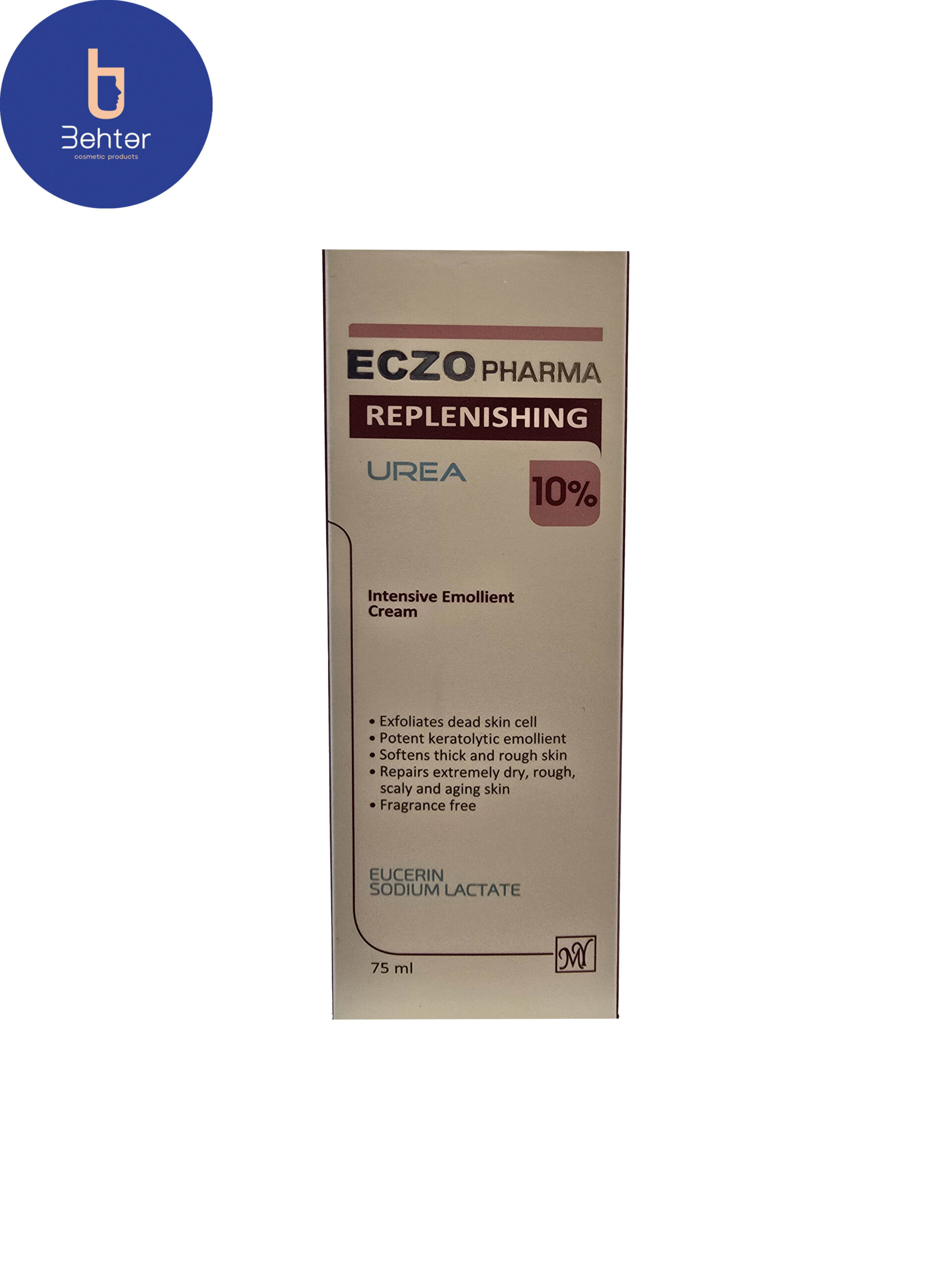 کرم نرم کننده پوست اگزو فارما (حاوی 10% اوره) 75میل Eczo Pharma Skin Softening Cream (Contains 10% Urea) 75ml