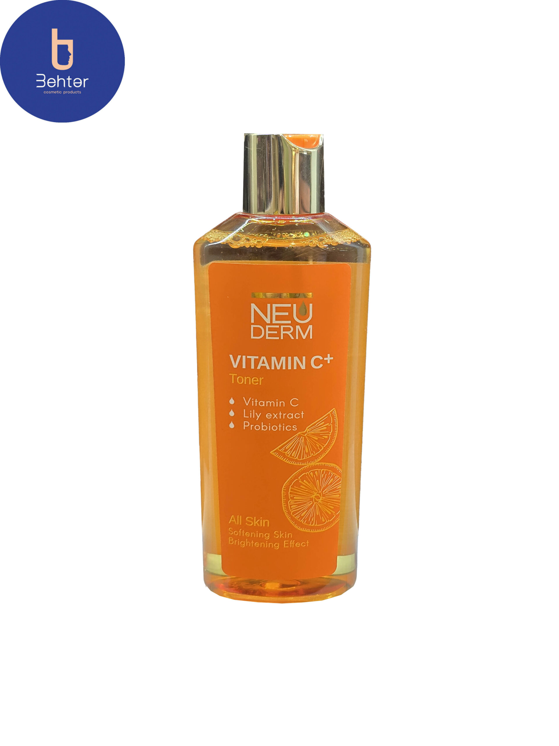 تونر ویتامین سی پلاس نئودرم مناسب انواع پوست 200 میل Neuderm Vitamin C Plus Toner, suitable for all skin types, 200 ml