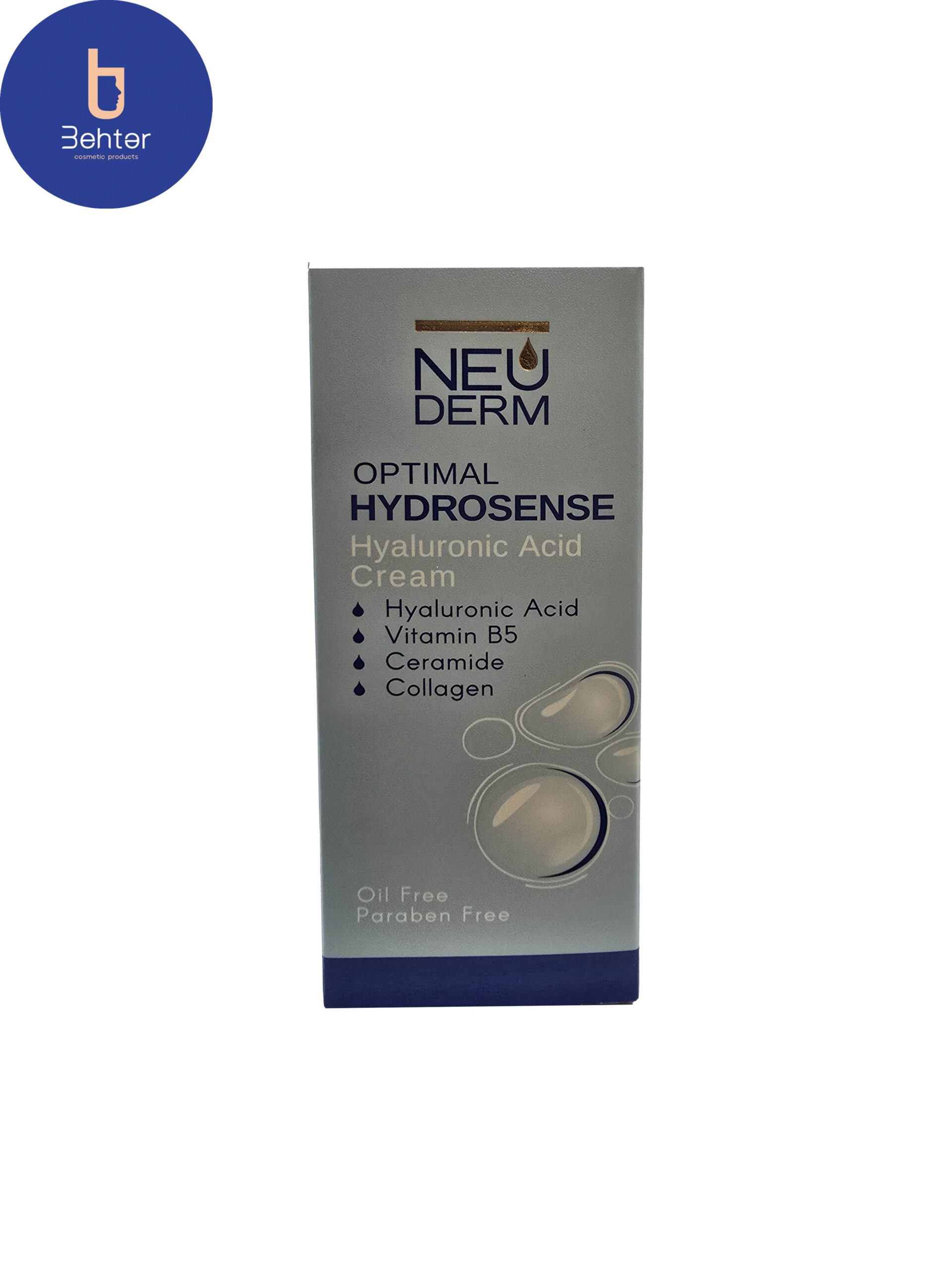 کرم هیالورانیک اسید فاقد چربی اپتیمال هیدروسنس نئودرم 50میل Neuderm Optimal Hydrasense Oil-Free Hyaluronic Acid Cream 50ml