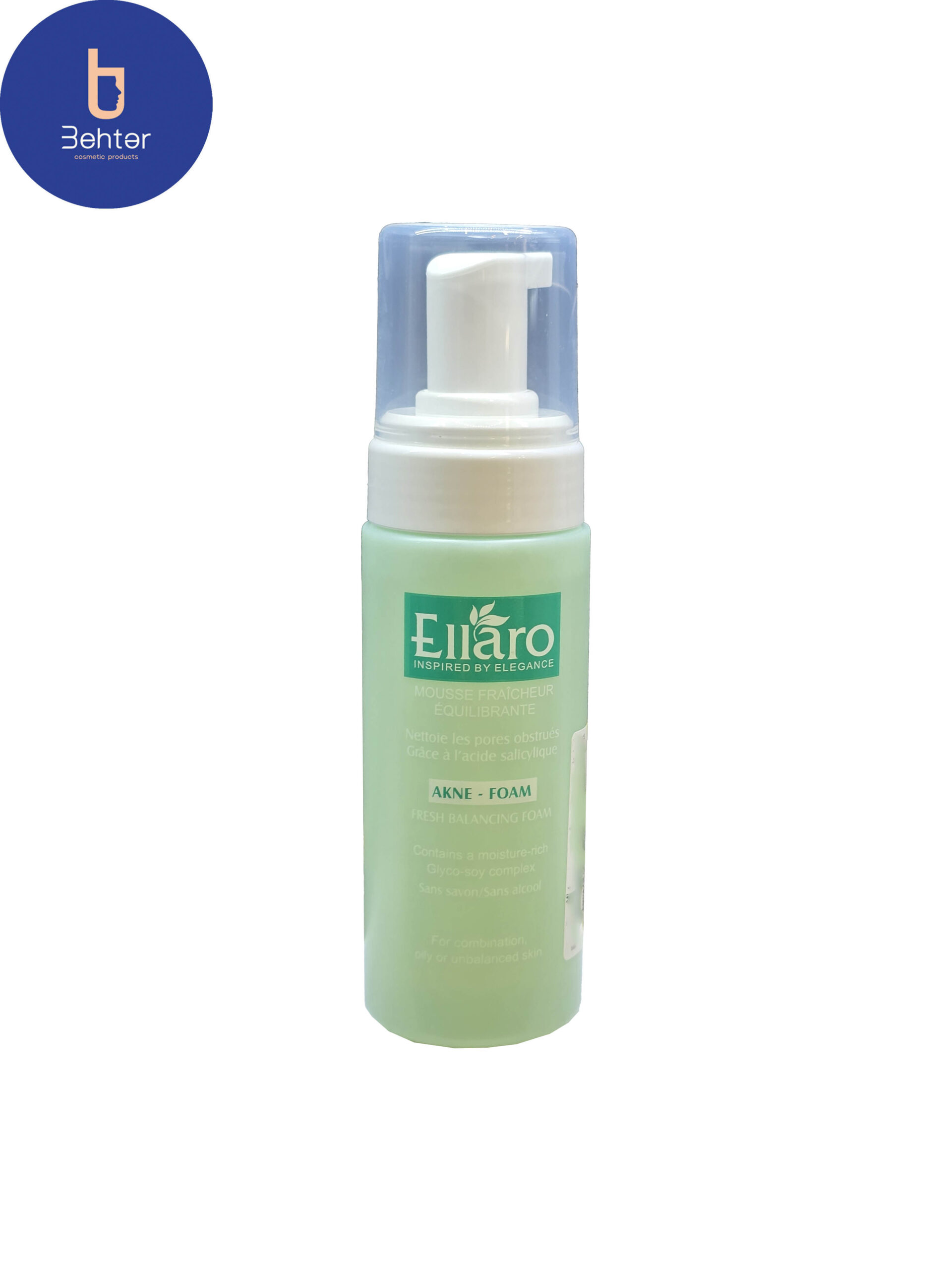 فوم شستشوی پوست چرب الارو 150میل Ellaro oily skin cleansing foam 150ml
