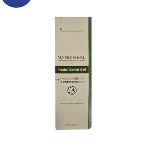 ژل اسکراب پوست چرب و مختلط نانوهیل 130میل Nano heal Scrub Gel for Oily and Combination Skin 130ml