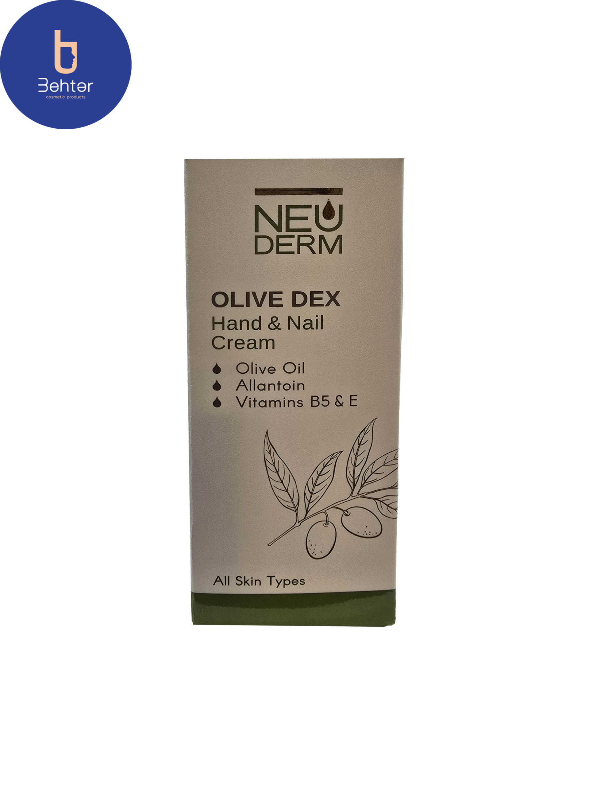 کرم دست و ناخن زیتون نئودرم 50میل Neuderm Olive Hand and Nail Cream 50ml
