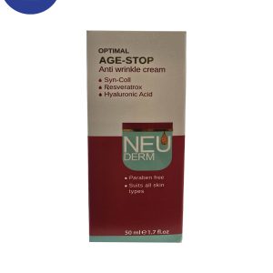 کرم ضد چروک اپتیمال ایج استاپ نئودرم 50میل Neuderm Optimal Age Stop Anti-Wrinkle Cream 50ml