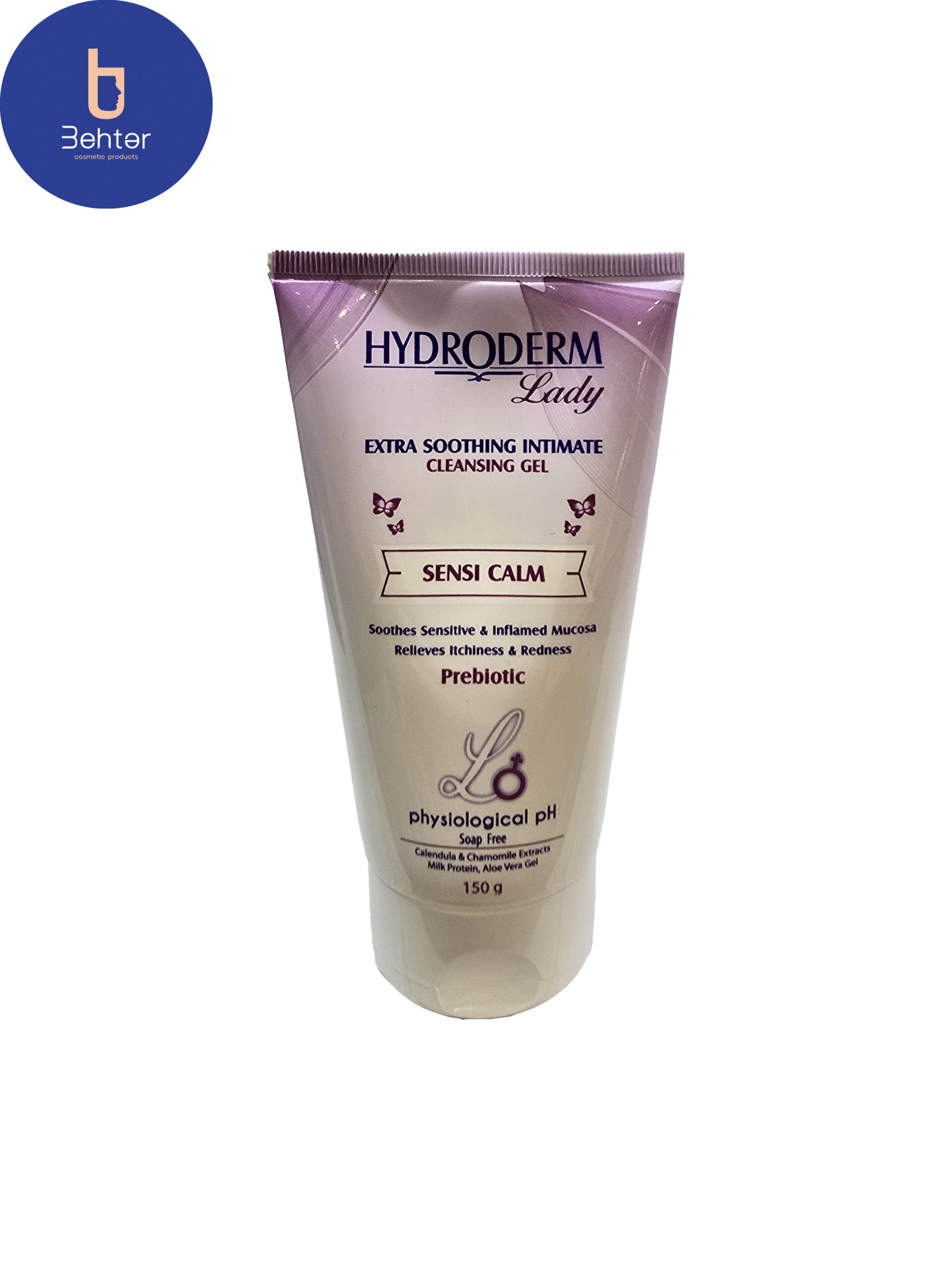 ژل بهداشتی بسیار ملایم بانوان هیدرودرم مدل Sensi Calm حجم 150 گرم Hydroderm Sensi Calm, very gentle feminine hygiene gel, 150 g