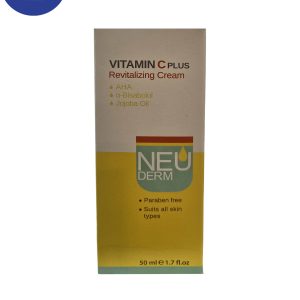 کرم روشن کننده ویتامین سی پلاس نئودرم ۵۰ میل Neuderm Vitamin C Plus Brightening Cream 50 ml