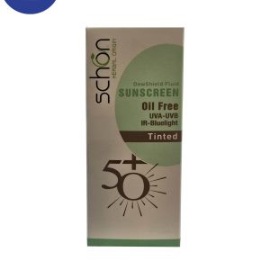 ضد آفتاب رنگی فلوئیدی دیووشیلد شون 50میل Schon Dewshield fluid colored Sunscreen 50ml