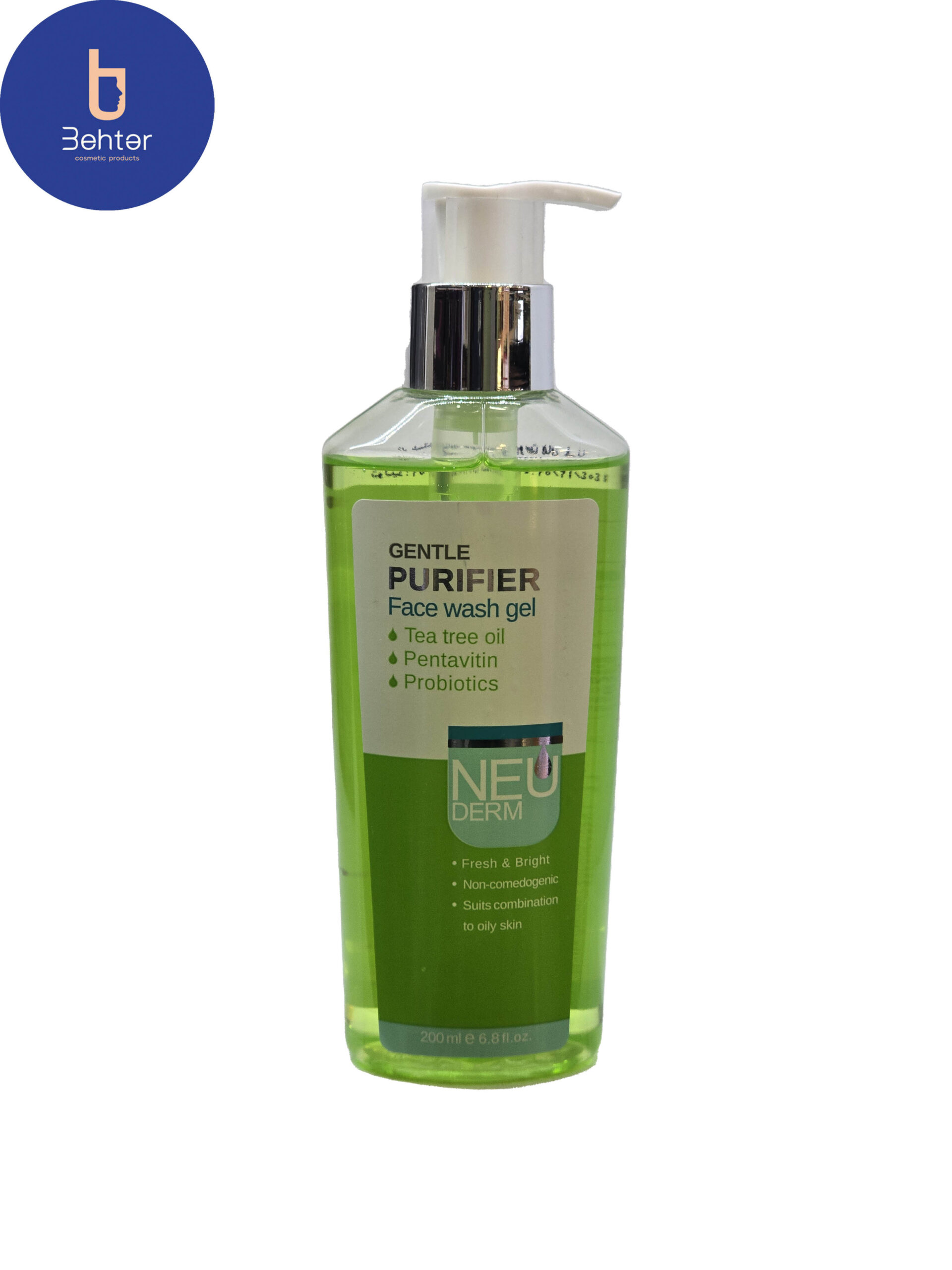 ژل شستشو نئودرم پوست چرب 200 میل Neuderm cleansing gel for oily skin 200 ml