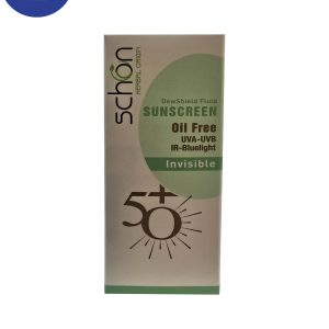 ضد آفتاب بی‌رنگ فلوئیدی دیووشیلد شون 50میل Schon Dewshield fluid Colorless Sunscreen 50ml