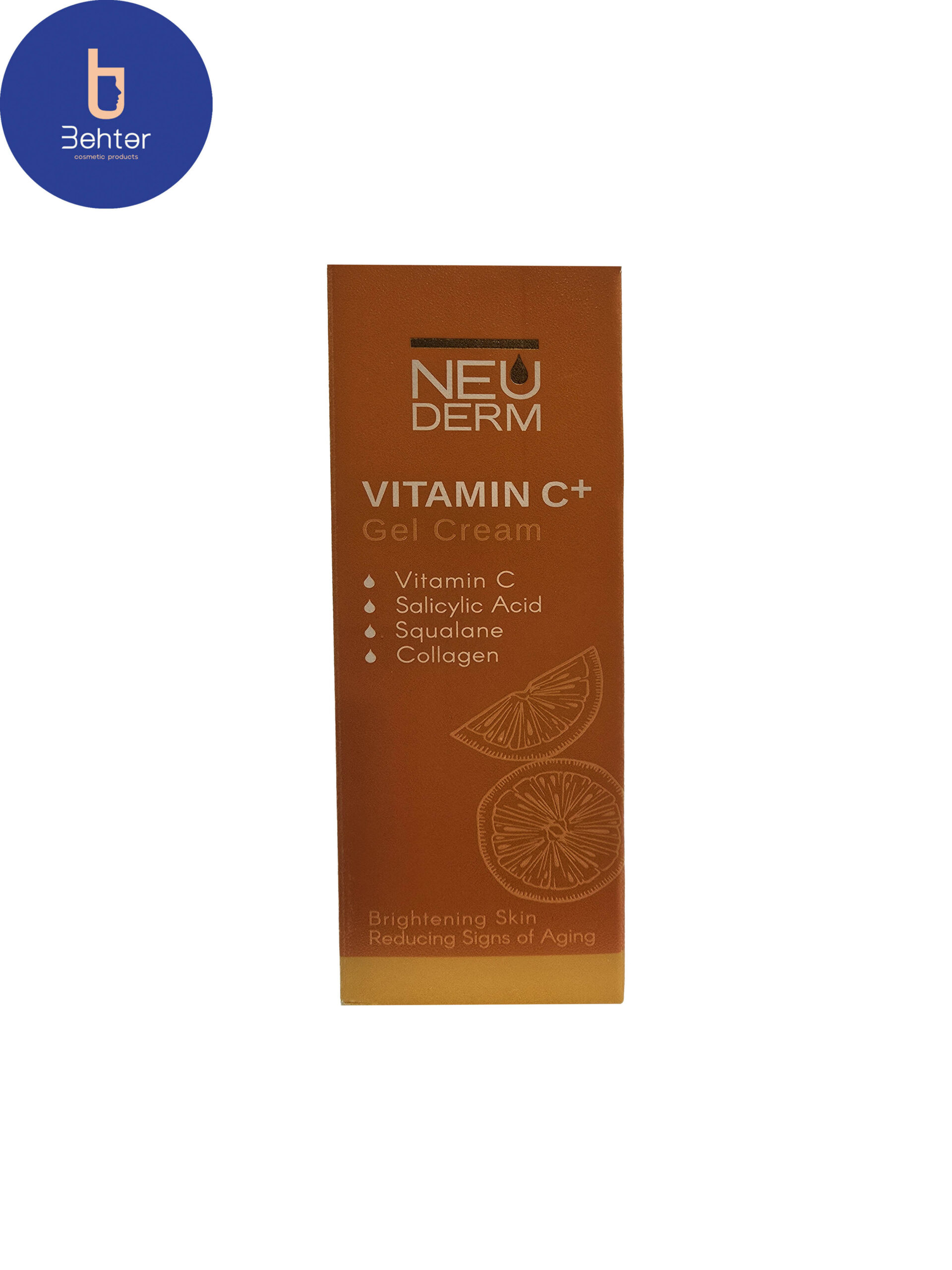 ژل کرم ویتامین سی پلاس C+ نئودرم 50میل Neuderm Vitamin C Plus Gel Cream 50ml