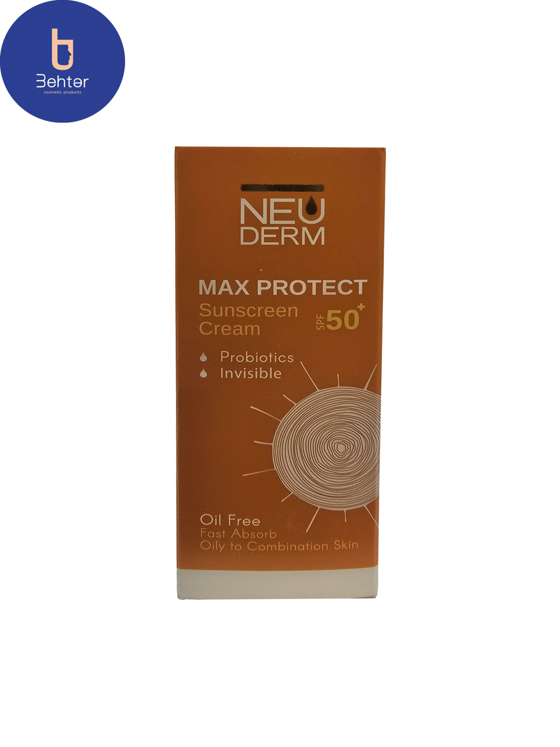 ضد آفتاب فاقد چربی مکس پروتکت نئودرم (بی رنگ) 50میل Max Protect Neuderm Oil-Free Sunscreen (Colorless) 50ml