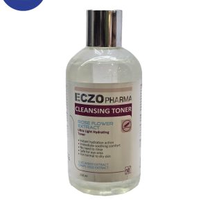 تونر پاک کننده صورت مناسب پوست نرمال تا خشک اگزو فارما 250 میل Eczo Pharma Facial Cleansing Toner for Normal to Dry Skin 250 ml