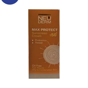 ضد آفتاب فاقد چربی مکس پروتکت نئودرم (رنگی) 50میل Max Protect Neuderm Oil-Free Sunscreen (Tinted) 50ml