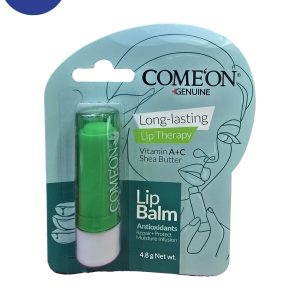 بالم لب سبز کامان حاوی عصاره الوورا Comeon Green Lip Balm with Aloe Vera Extract