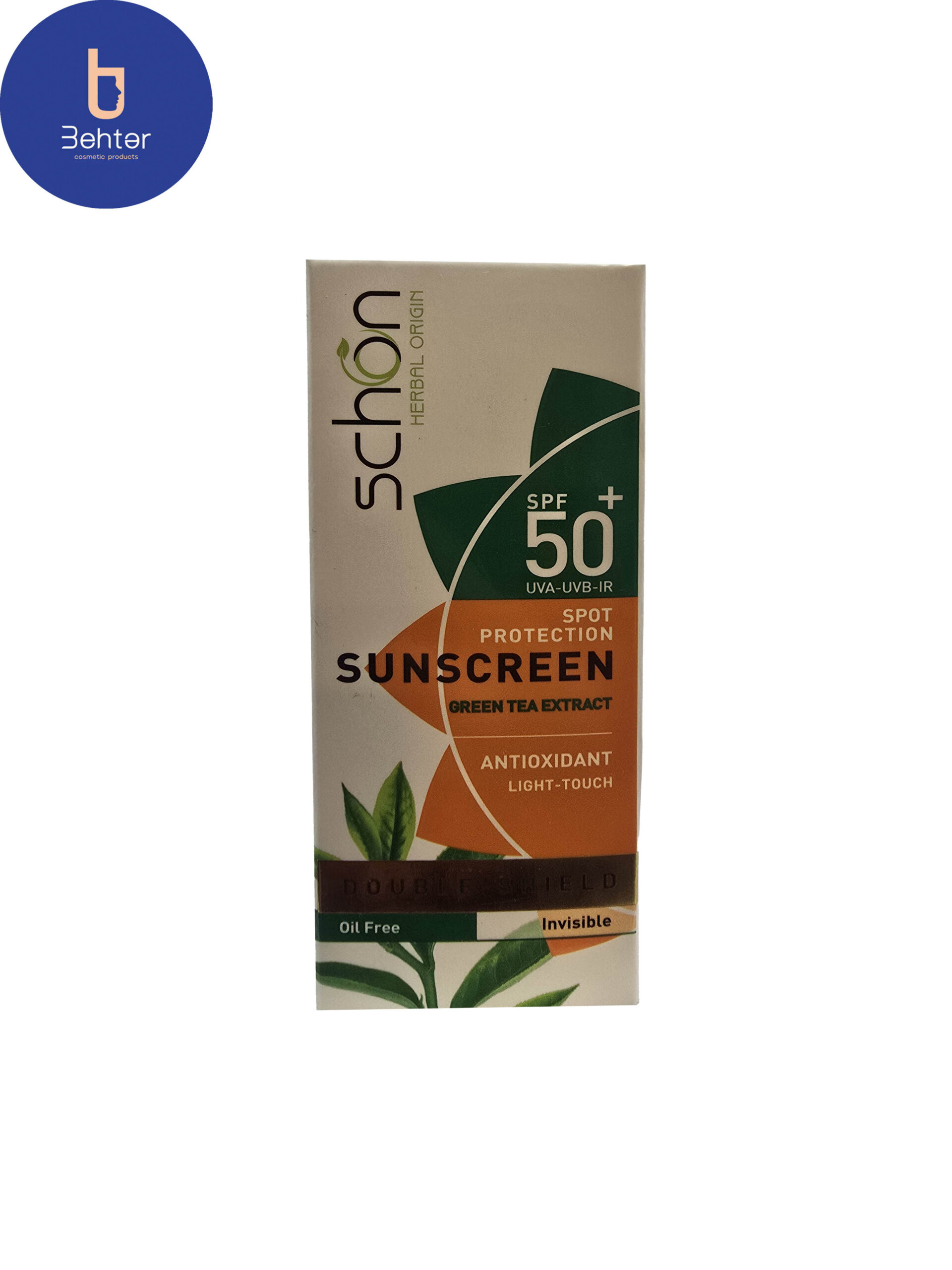 ضد آفتاب دابل شیلد فاقد چربی (بی رنگ) SPF50 شون 50 میل Schon Double Shield Oil-Free Sunscreen Colorless SPF50 50 ml