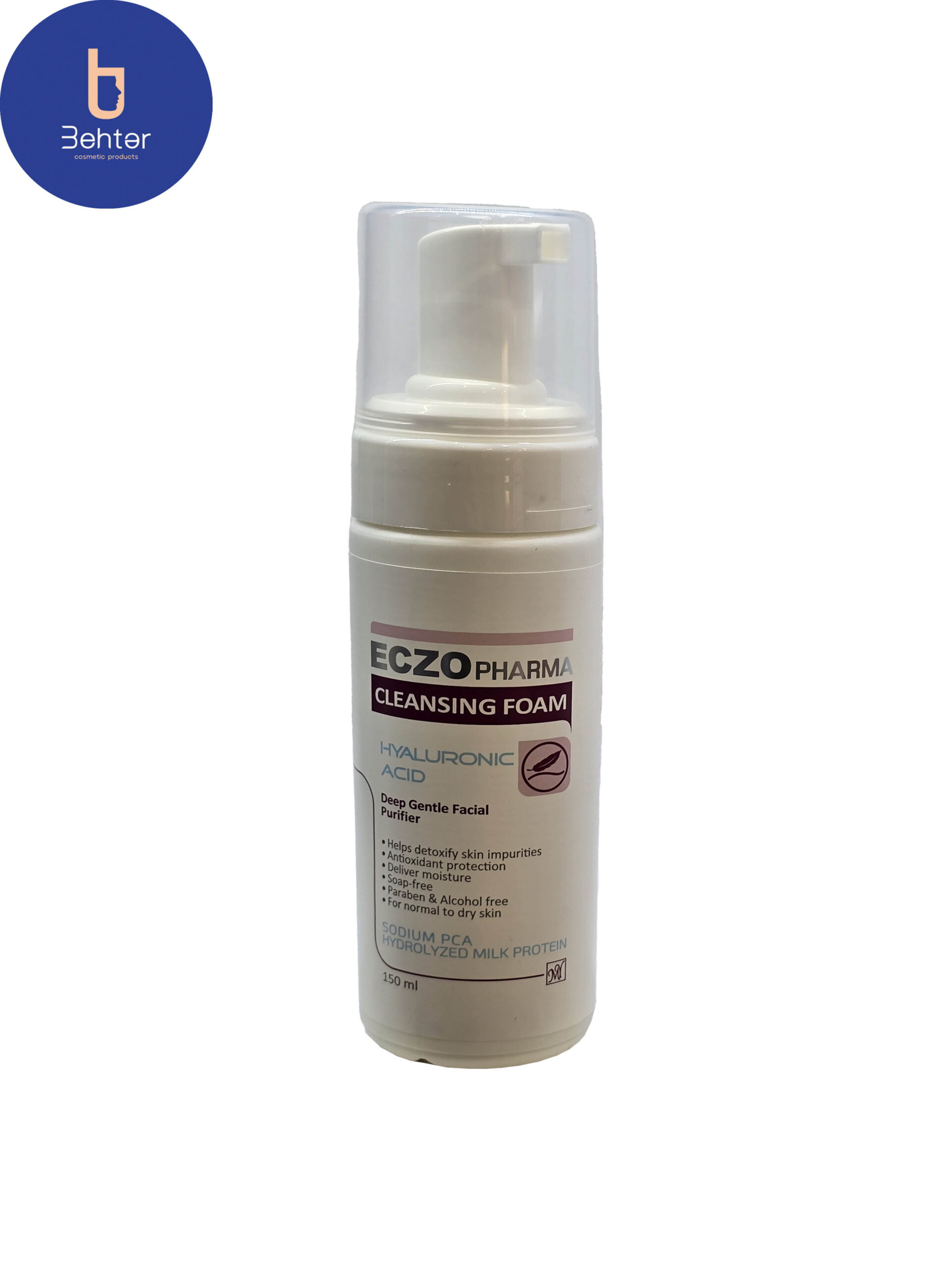 فوم پاک کننده اگزوفارما 150میل Eczo pharma Cleansing Foam 150ml