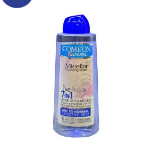 میسلار واتر کامان مناسب پوست خشک تا نرمال حجم 400میل Comeon Micellar Water, suitable for dry to normal skin, 400 ml