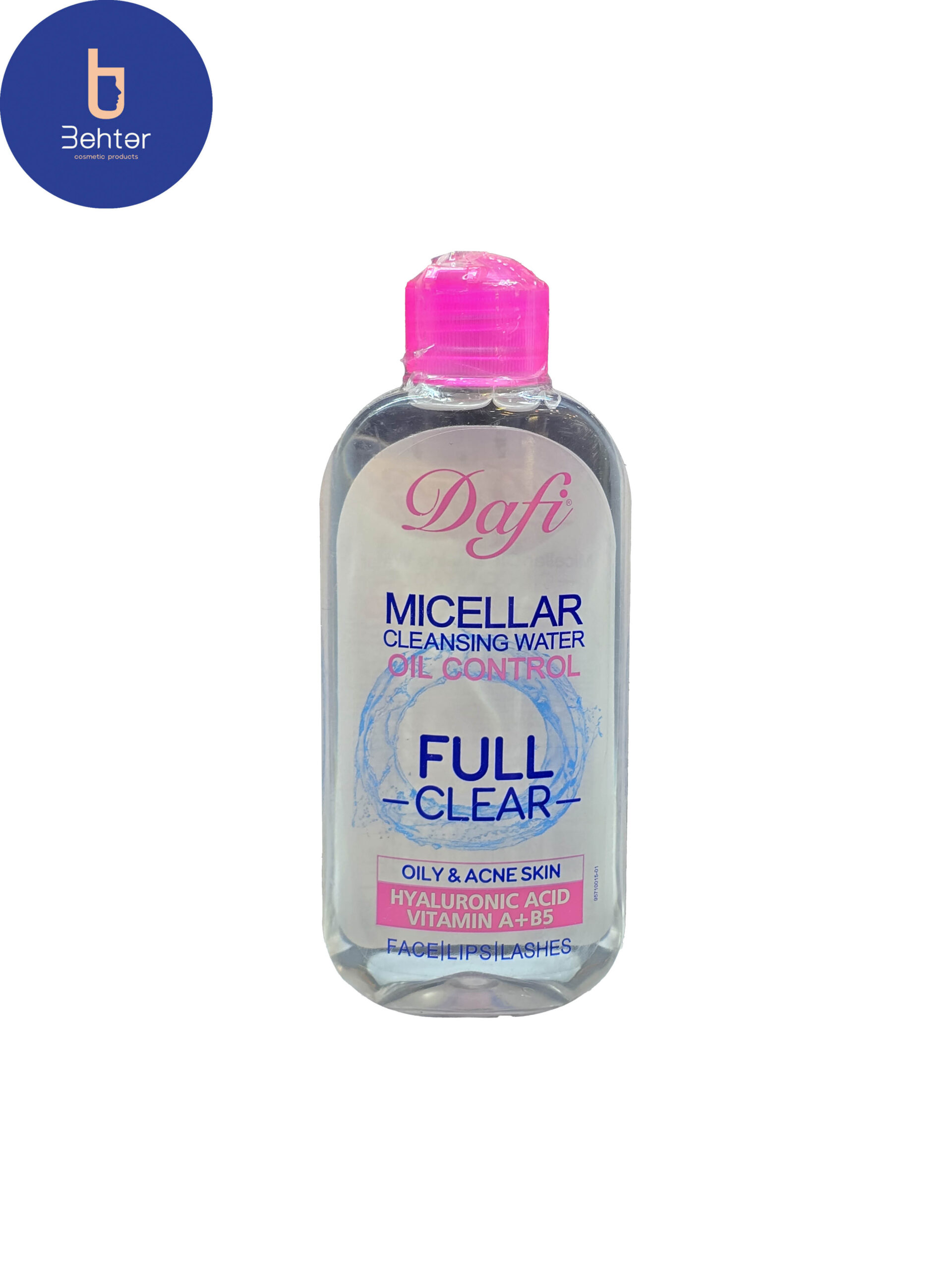 میسلار واتر دافی مناسب پوست های چرب و آکنه دار حجم ۲۰۰ میل Dafi Micellar Water, suitable for oily and acne-prone skin, 200 ml