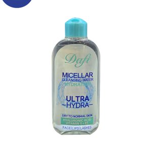 میسلار واتر دافی مناسب پوست های خشک تا نرمال حجم ۲۰۰ میل Dafi  Micellar Water, suitable for dry to normal skin, 200 ml