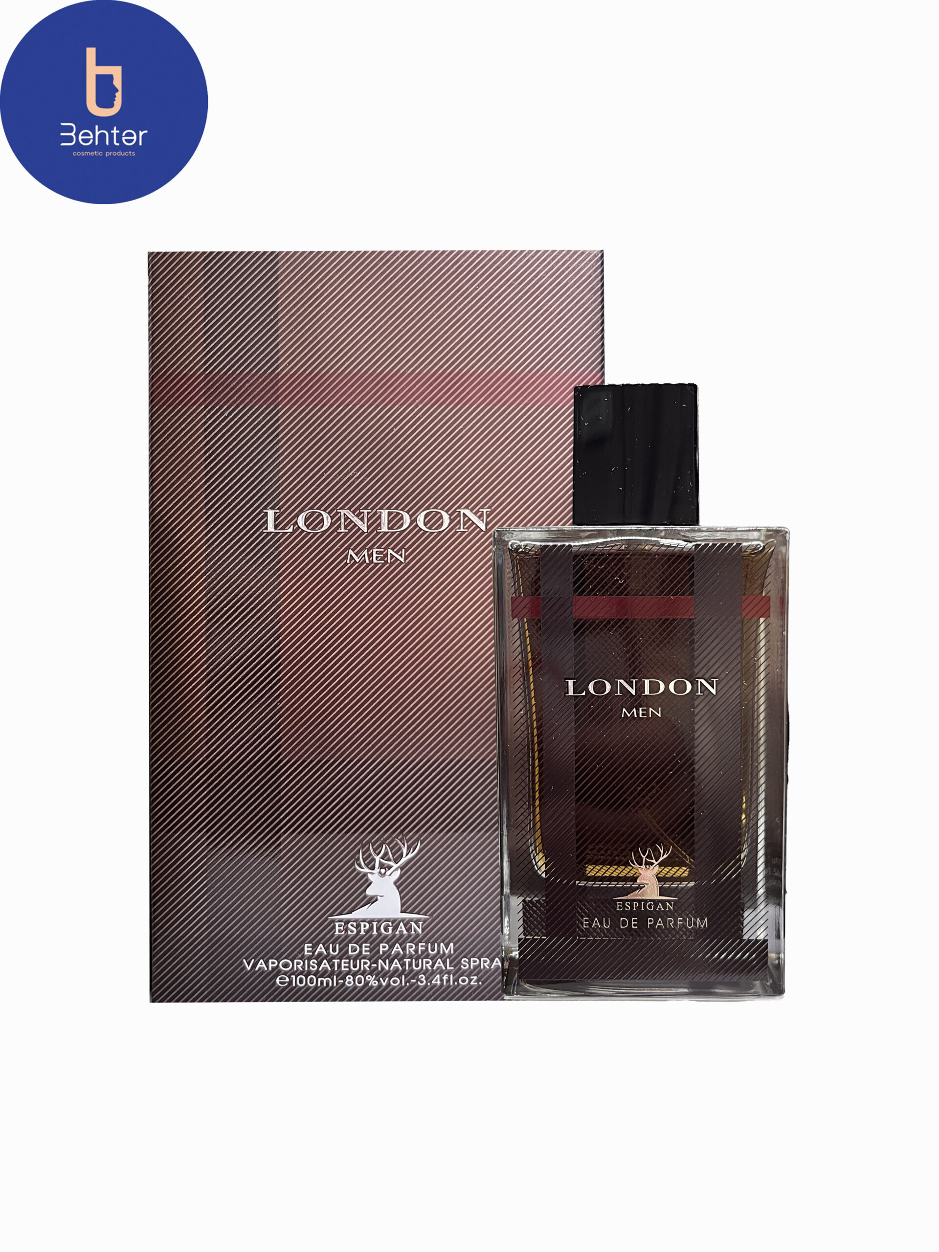 عطر اسپیگان اسانس باربری لندن مردانه حجم 100میلSpigan Burberry London Essential Oil Perfume for Men, 100ml