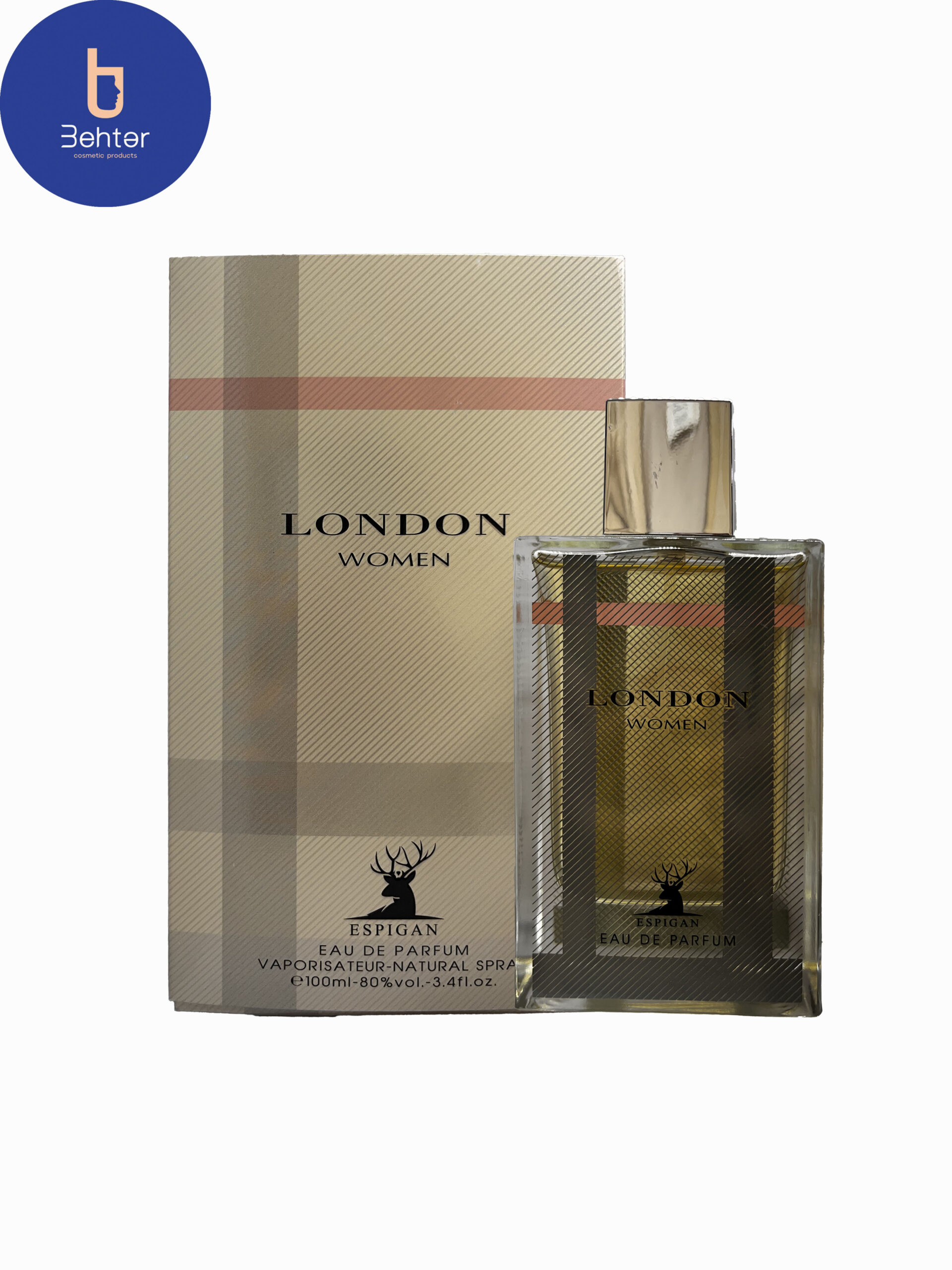عطر اسپیگان اسانس باربری لندن زنانه حجم 100میلSpigan Burberry London Essential Oil Perfume for Women, 100ml
