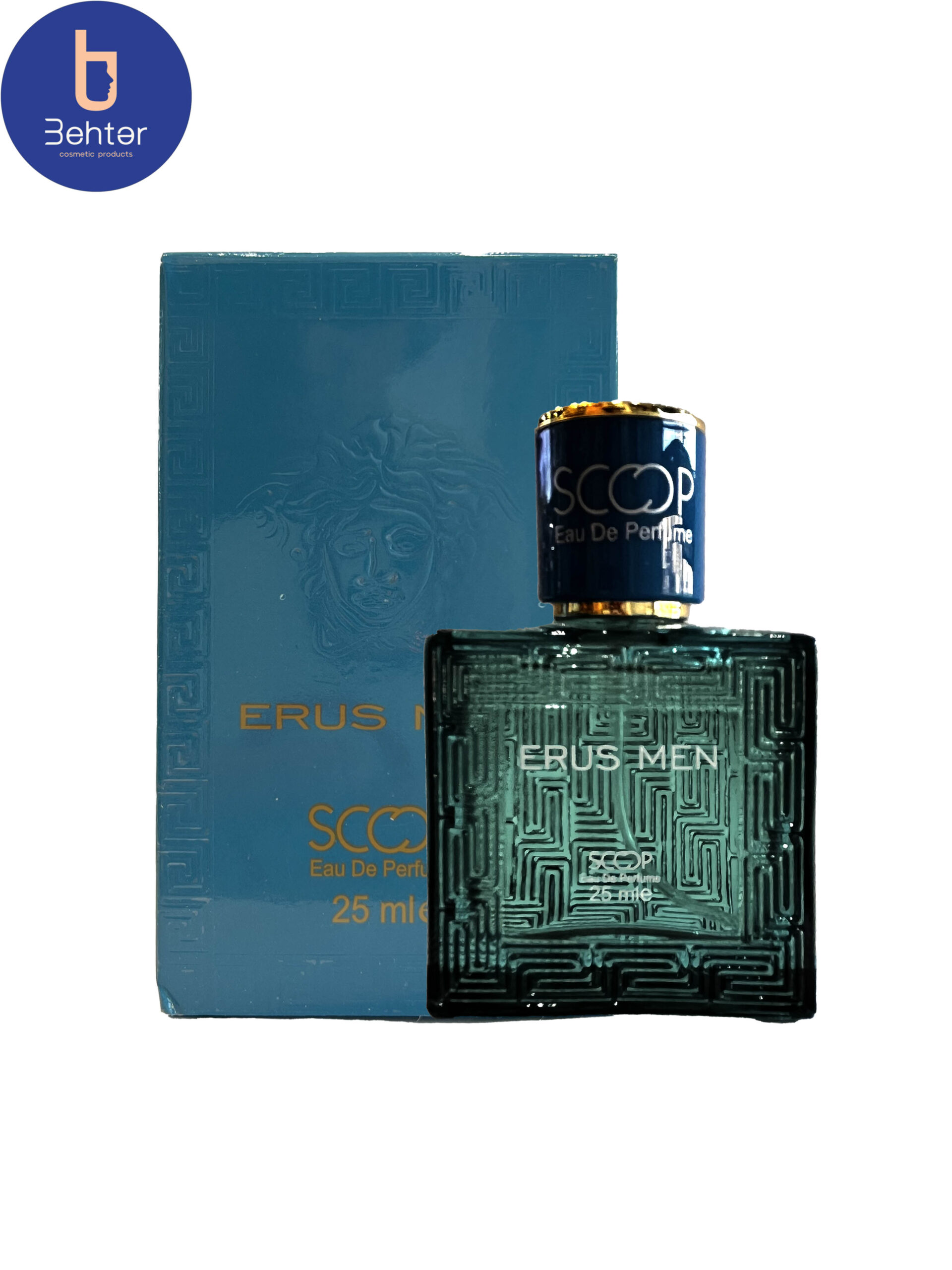 عطر مینیاتوری اسکوپ اسانس ورساچه اروس حجم 25میلMiniature perfume scoop of Versace Eros essential oil, volume 25 ml