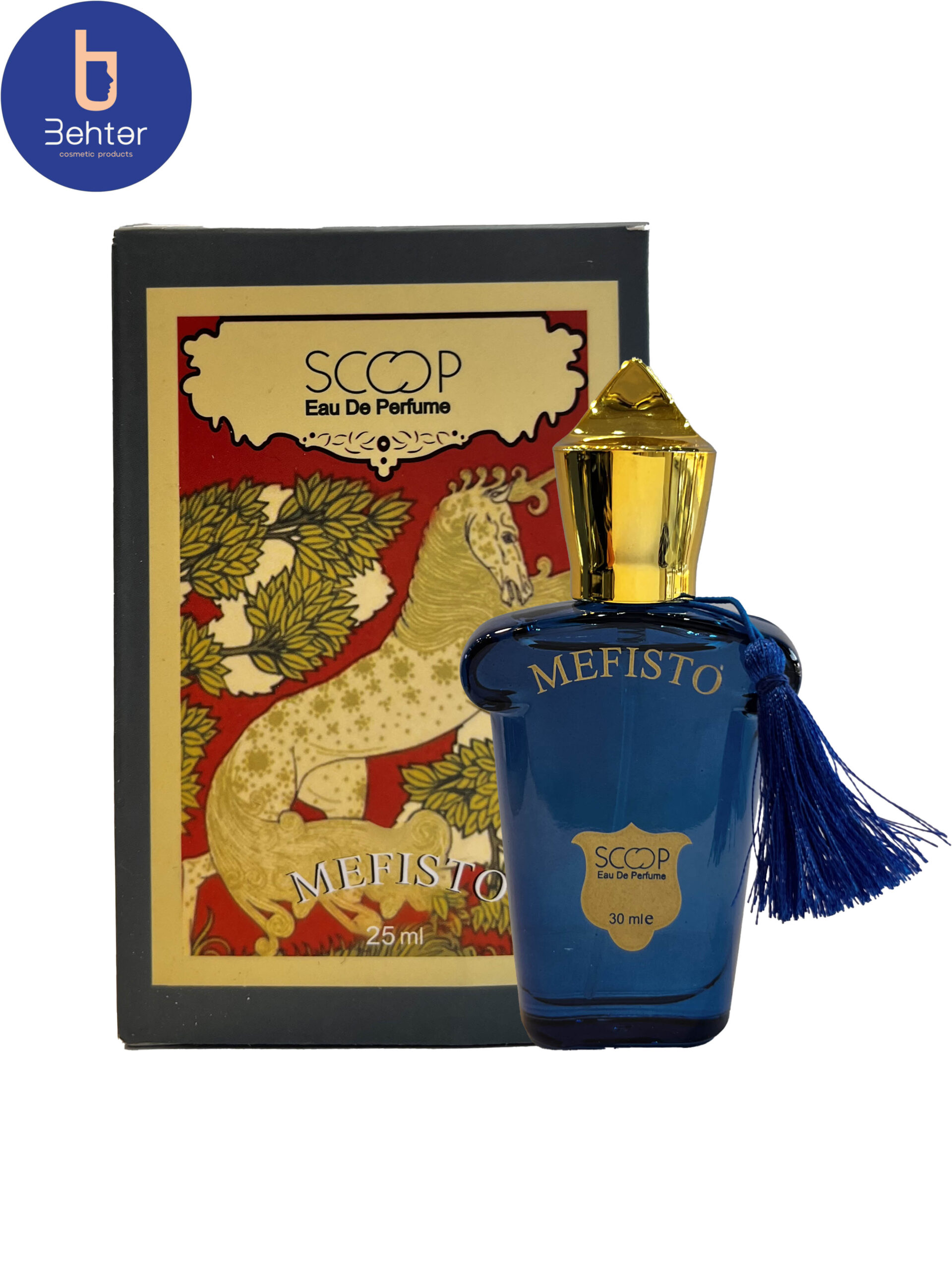 عطر مینیاتوری اسکوپ کازاموراتی زرجف مفیستو حجم 25میلMiniature perfume scoop Casamurati Zergef Mephisto volume 25ml