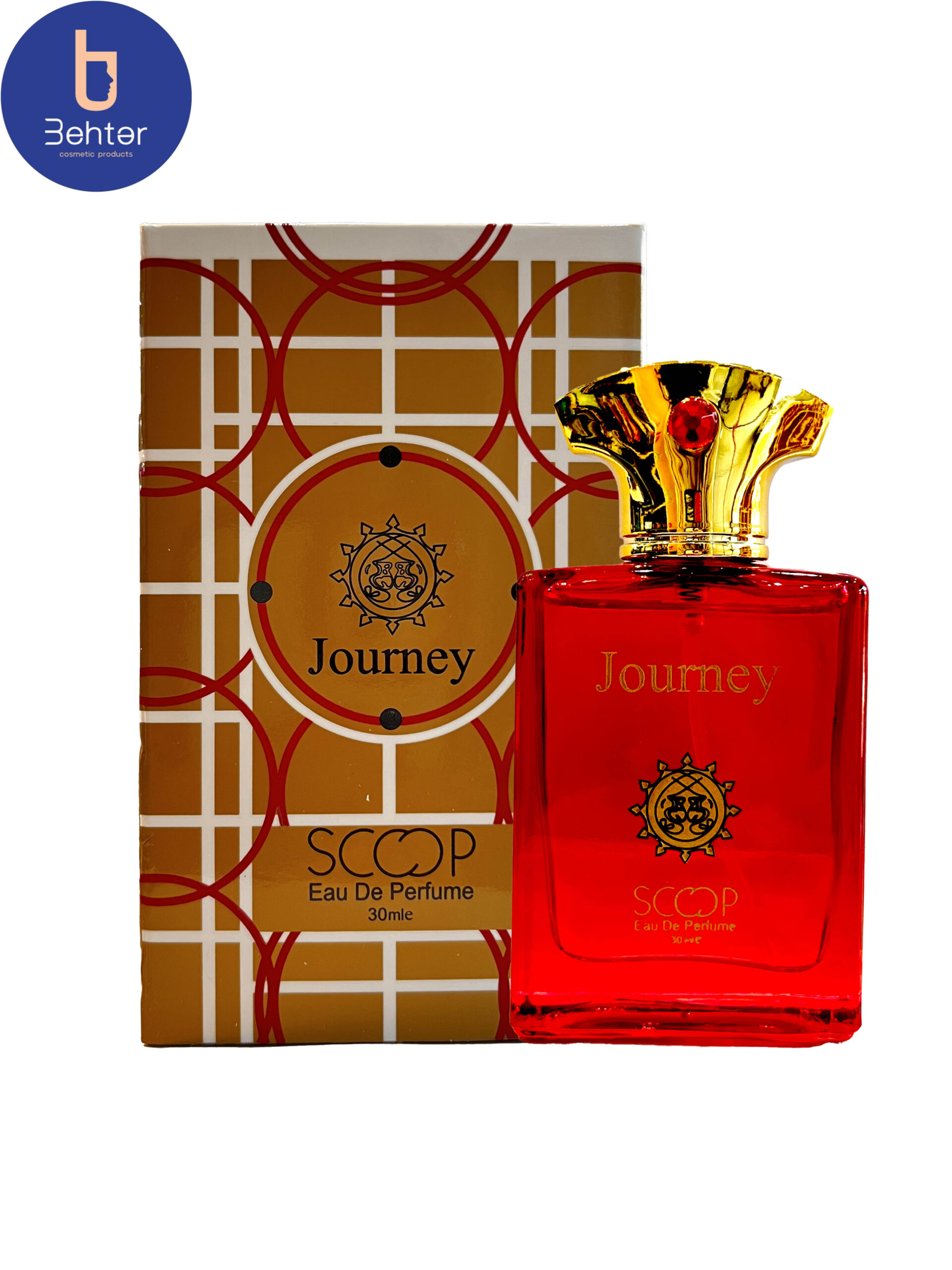 عطر میناتوری اسکوپ امواج جورنی مردانه حجم 25میلMiniature Scoop Waves Journey Men’s Perfume, 25ml