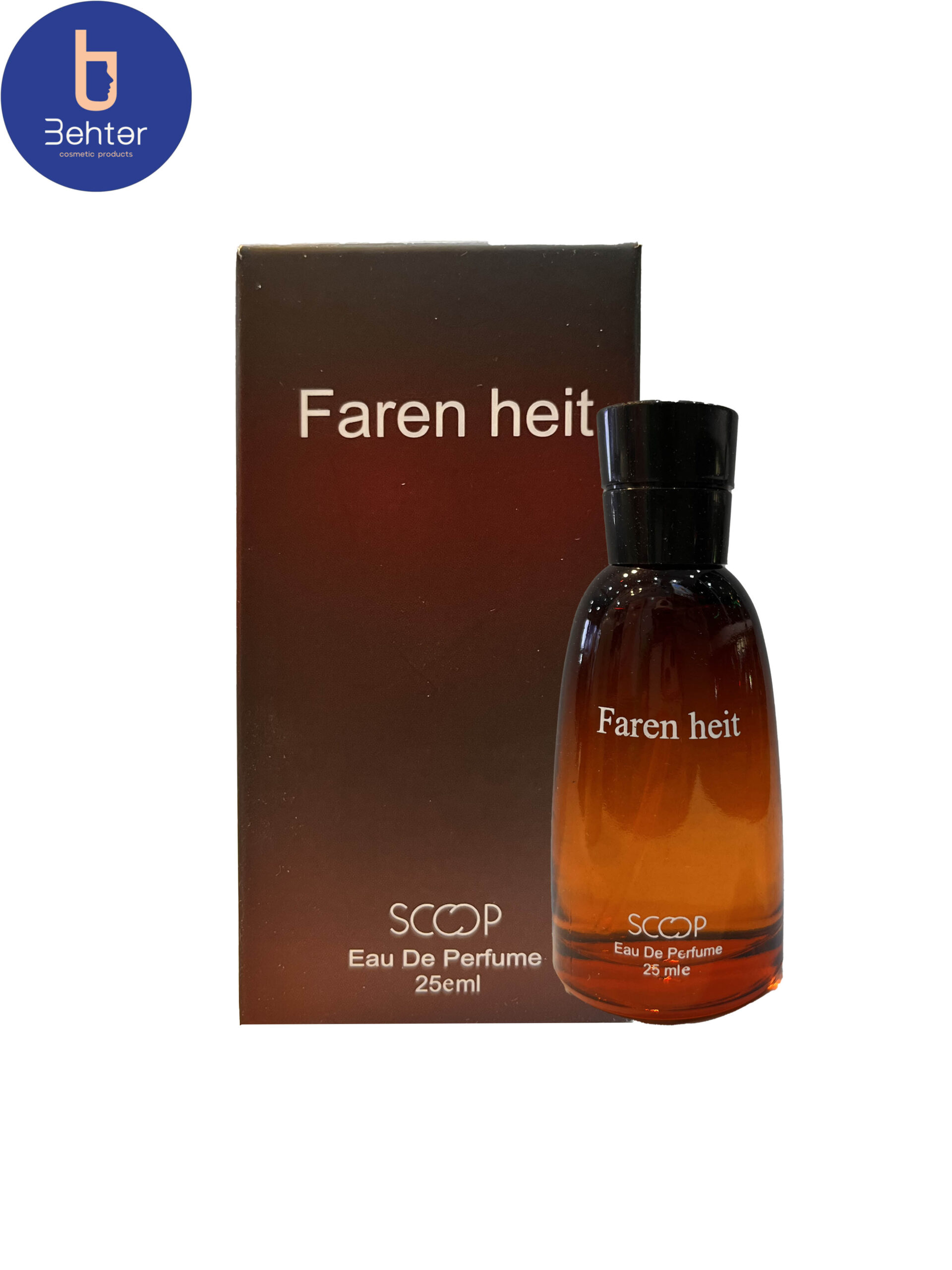 عطر ادکلن مینیاتوری اسکوپ دیور فارنهایت حجم 25میلMiniature Scoop Dior Fahrenheit Eau de Toilette, 25ml