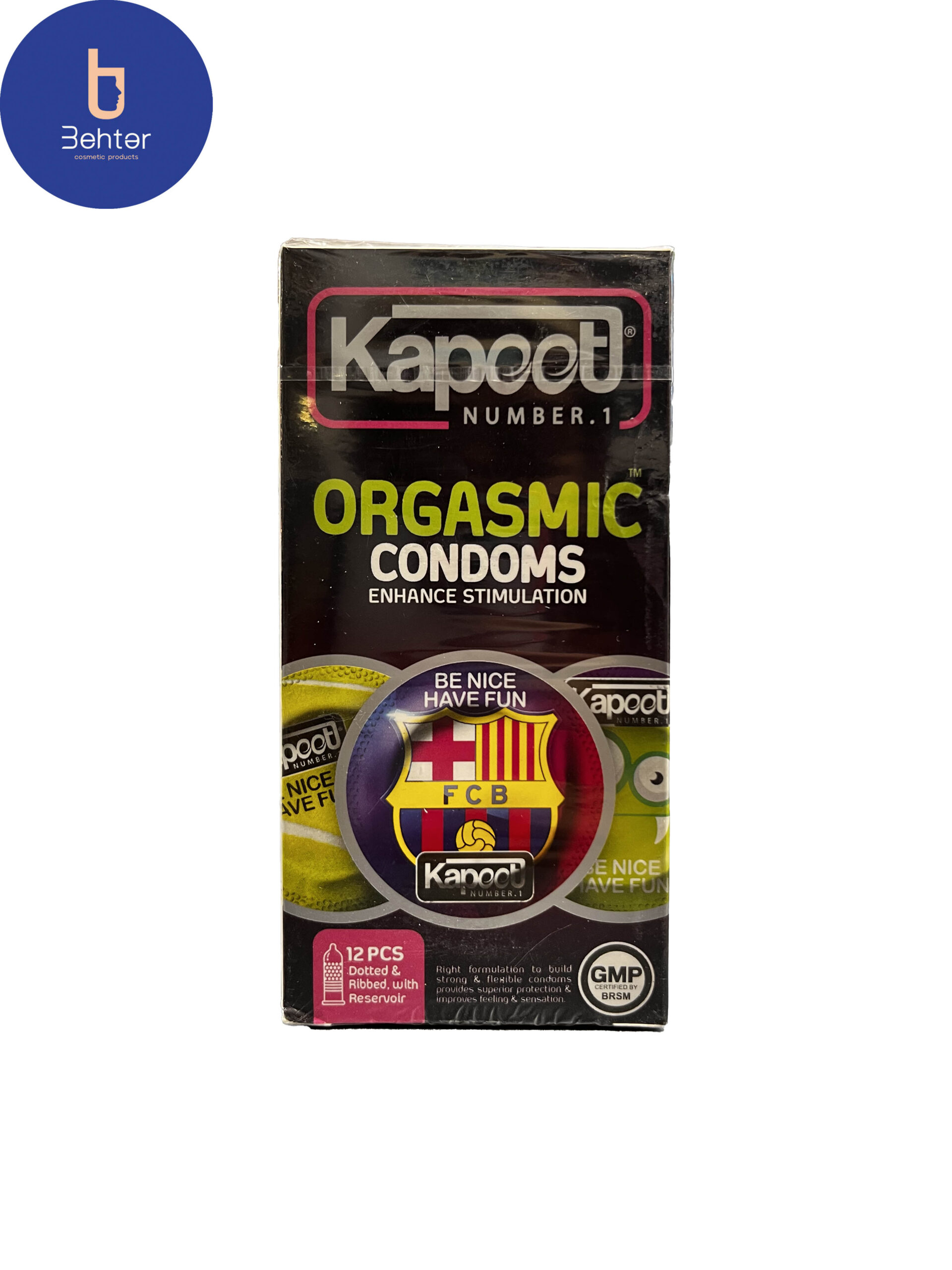 کاندوم تاخیری ارگاسمیک کاپوت 12 عددOrgasmic Delay Condom Hood 12 pcs