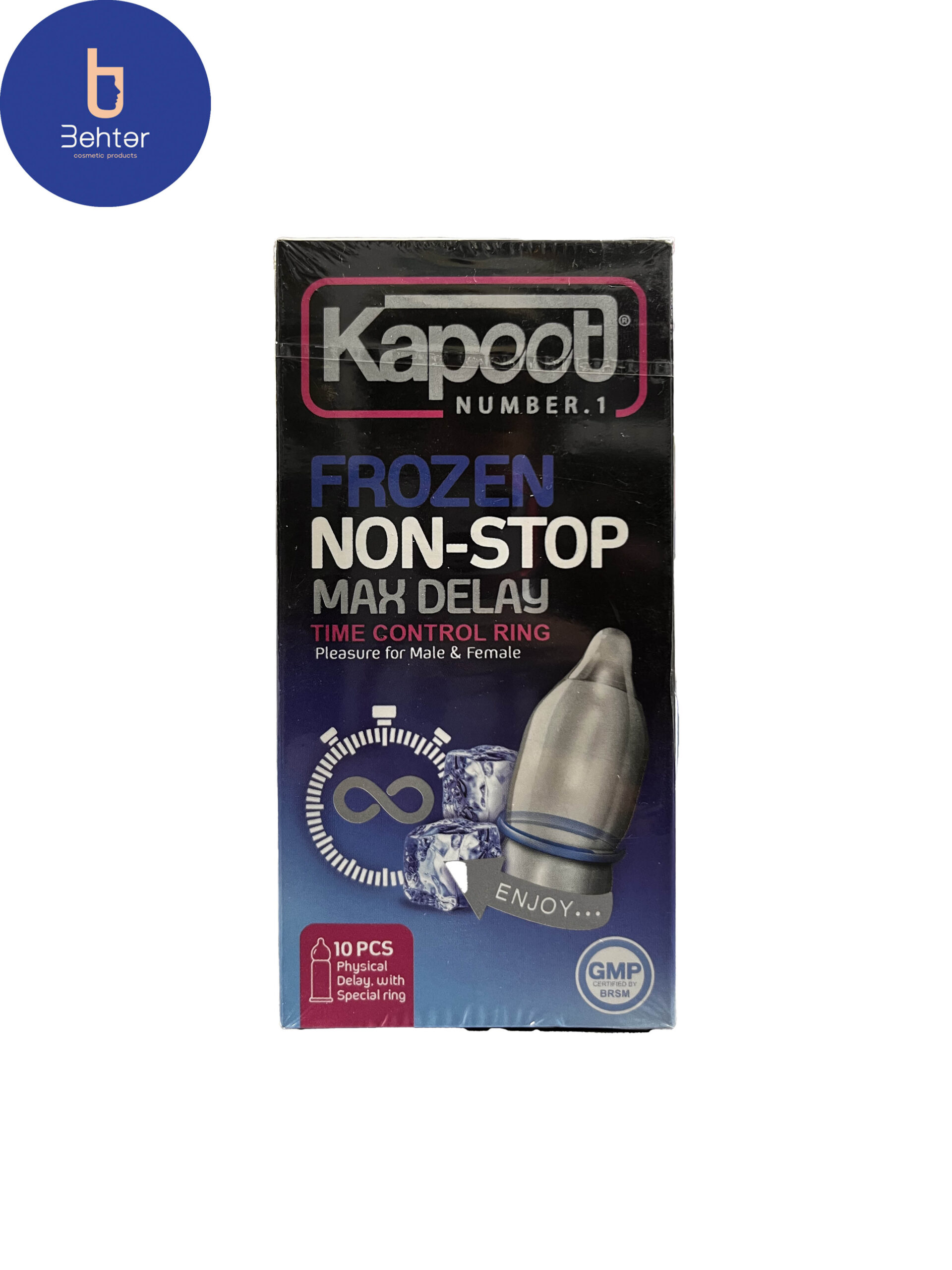 Frozen Non Stop Delay Condom, 10 pieces, pack