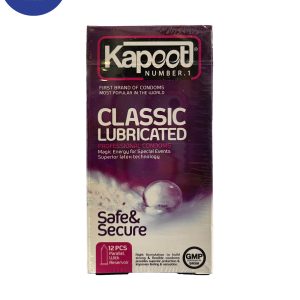 کاندوم کاپوت Classic Lubricated کلاسیک مدل12عددی Classic Lubricated Condom Hood, 12 Count