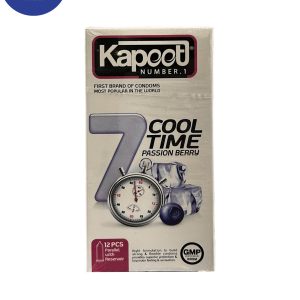 کاندوم تاخیری کاپوت مدل 7 Cool Time بسته 12 عددیHood Delay Condom Model 7 Cool Time Pack of 12