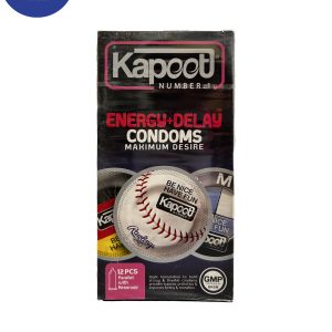 کاندوم انرژی زا و تاخیری کاپوت 12 عددKaput Energizing and Delaying Condoms 12 pcs