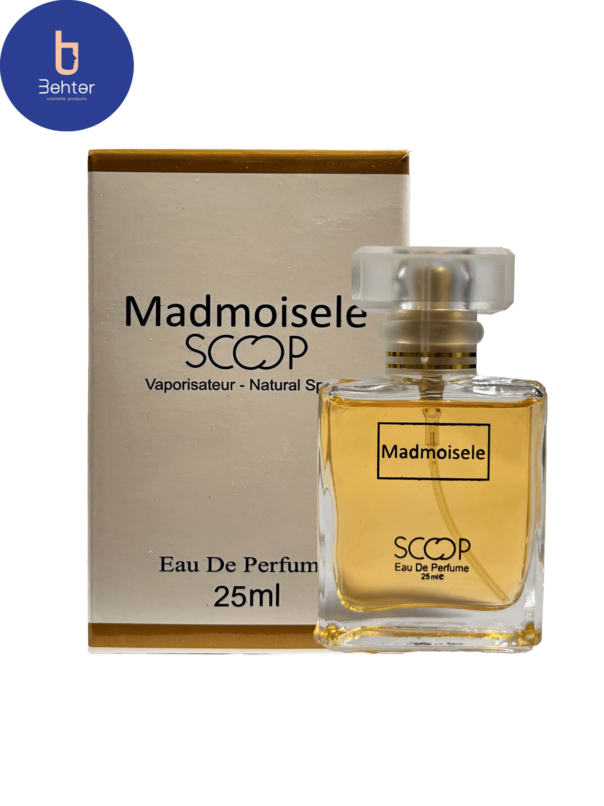 عطر ادکلن مینیاتوری اسکوپ کوکو شنل مادمازل حجم 25میلCoco Mademoiselle Miniature Scoop Eau de Toilette, 25ml