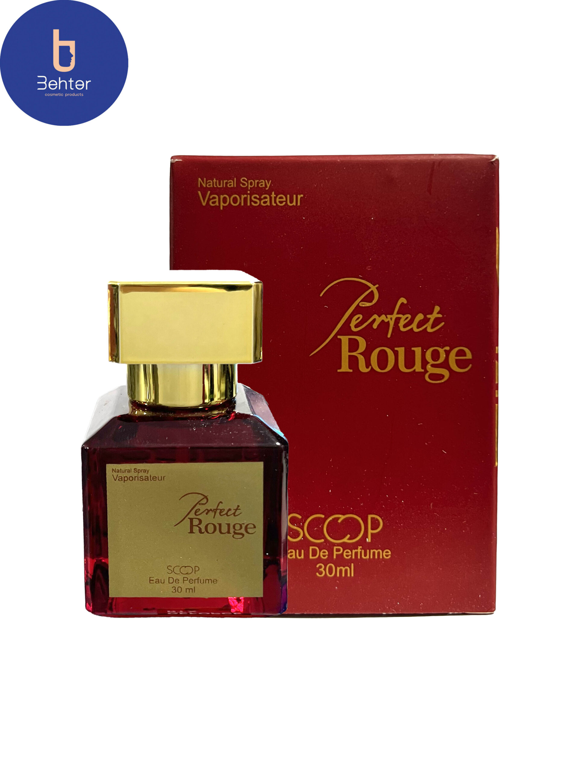 عطر ادکلن مینیاتوری اسکوپ باکارات رژ قرمز 540 حجم25میلBaccarat Scoop Miniature Perfume Red Lipstick 540 Volume 25ml