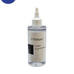 تونر پاک کننده صورت ویتالیر مدل Timevitحجم 200میل Vitalayer Facial Cleansing Toner, Timevit model, 200ml