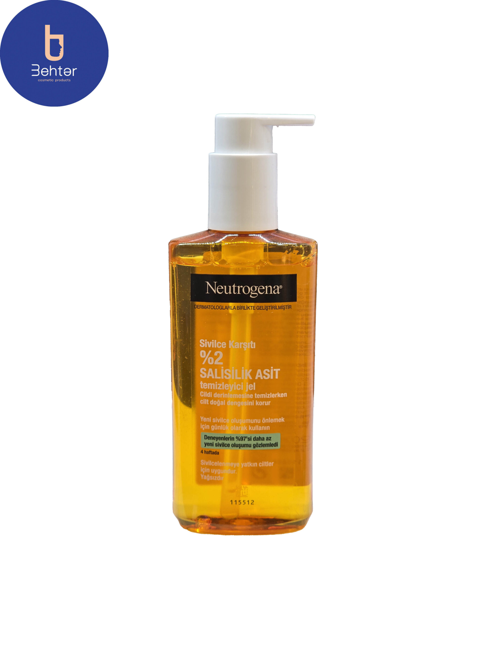 ژل شستشو صورت نیتروژینا مناسب پوست چرب ضد جوش 200میل Neutrogena Facial Wash Gel for Oily Skin, Anti-Acne, 200ml