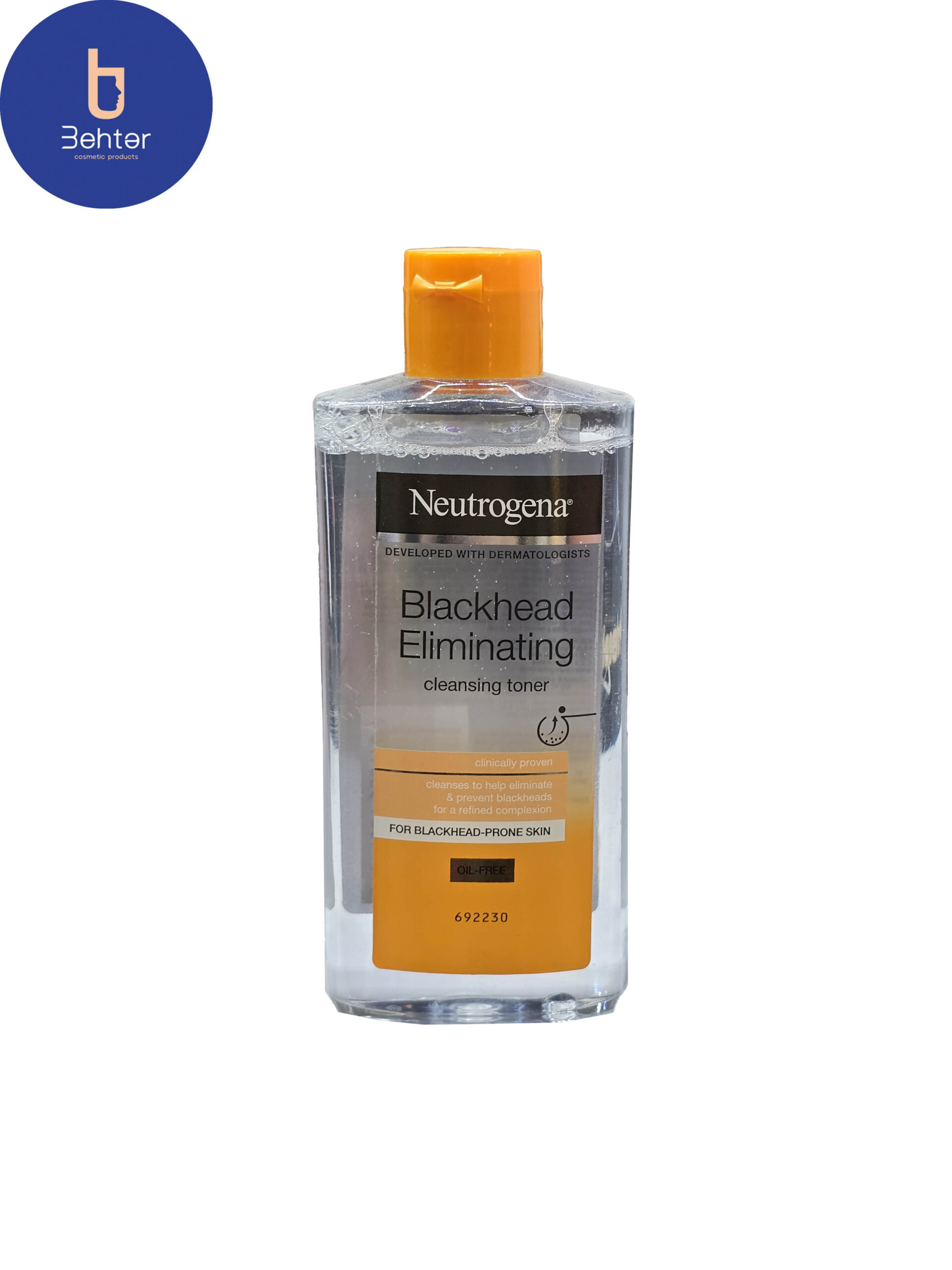 تونر ضد جوش سرسیاه نیتروژینا حجم 200میل Neutrogena anti-blackhead toner, 200ml