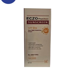 ضد آفتاب اگزوفارما مناسب انواع پوست SPF50 (رنگی) ۵۰ میل Eczo pharma sunscreen suitable for all skin types SPF50 (tinted) 50 ml