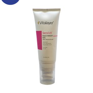 ژل شستشوی صورت ویتالیر مدل Sensitivحجم 200میل Vitalayer facial cleansing gel Sensitiv model, 200 ml