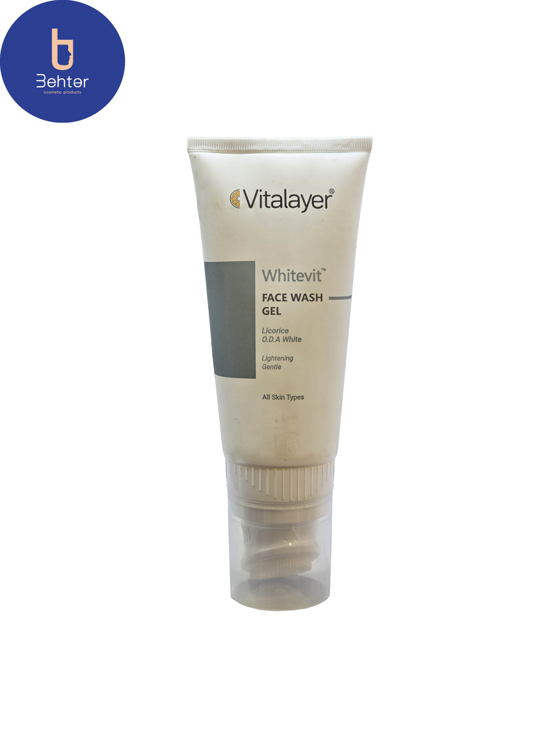 ژل شستشوی صورت ویتالیر مدل Whitevitحجم 200 میل Vitalaye facial wash gel Whitevit model, 200 ml