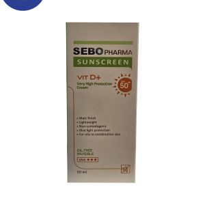 کرم ضد آفتاب فاقد چربی بی رنگ سبوفارما SPF50 حجم ۵۰ میل Sebop harma Colorless Oil-Free Sunscreen SPF50, 50 ml
