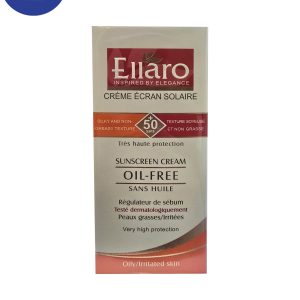 کرم ضد آفتاب فاقد چربی SPF 50 الارو (بدون رنگ) 40میل Ellaro Oil-Free Sunscreen SPF 50 (invisible) 40ml