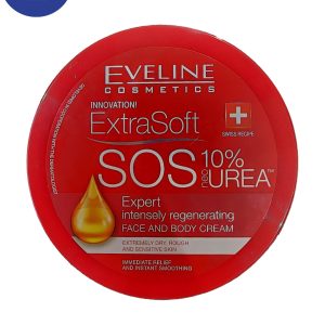 کرم ترمیم کننده و بازسازی کننده(Sos) دست و صورت اولاین 175میل  Eveline Repairing and Regenerating Cream (Sos) for Hands and Face 175ml
