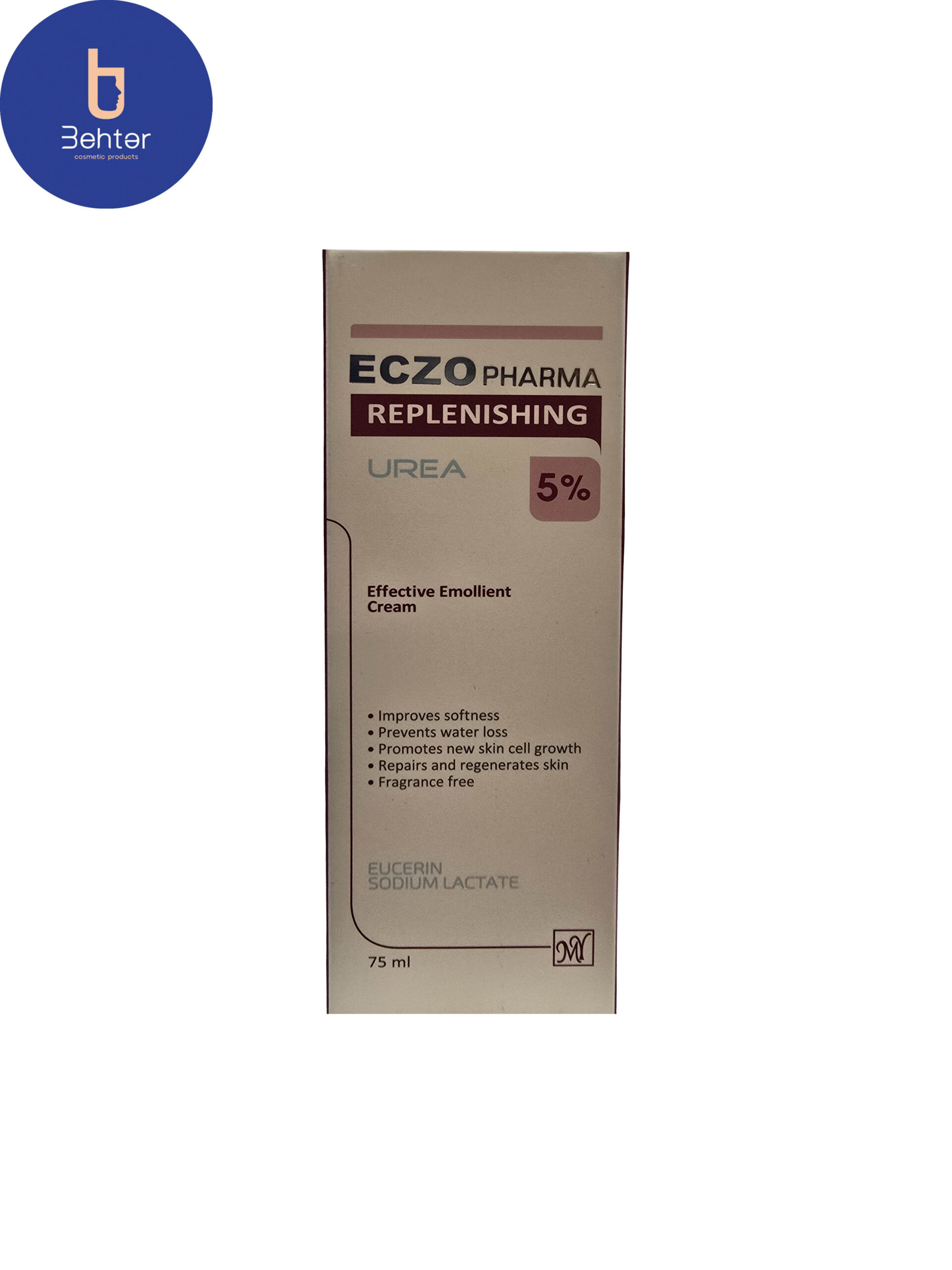 کرم نرم کننده اوره ۵% اگزوفارما 75میل Eczo pharma 5% Urea Softening Cream 75ml