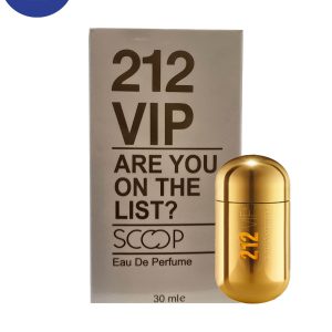 عطر ادکلن مینیاتوری اسکوپ اسانس 212 وی ای پی مردانه حجم 30میل 212vip Men’s Miniature Scoop Cologne Perfume, 30m