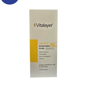 فلویید ضد آفتاب ویتامین سی ویتالیر (بژ روشن) 50میل Vitalayer Vitamin C Sunscreen Fluid (Light Beige) 50ml