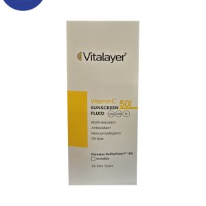 فلوئید ضد آفتاب ویتامین سی ویتالیر(بی رنگ) 50میل Vitalayer Vitamin C Sunscreen Fluid (Colorless) 50ml