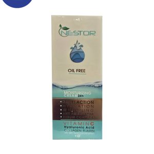 کرم آبرسان پوست چرب و مختلط (Oil free) نستور حجم 50 میل Nestor Oil-free Moisturizing Cream for Oily and Combination Skin, 50 ml
